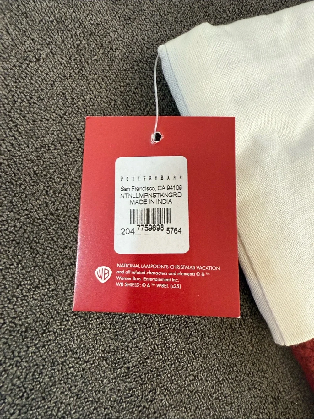 Pottery Barn National Lampoon’s Christmas Vacation Stocking Red